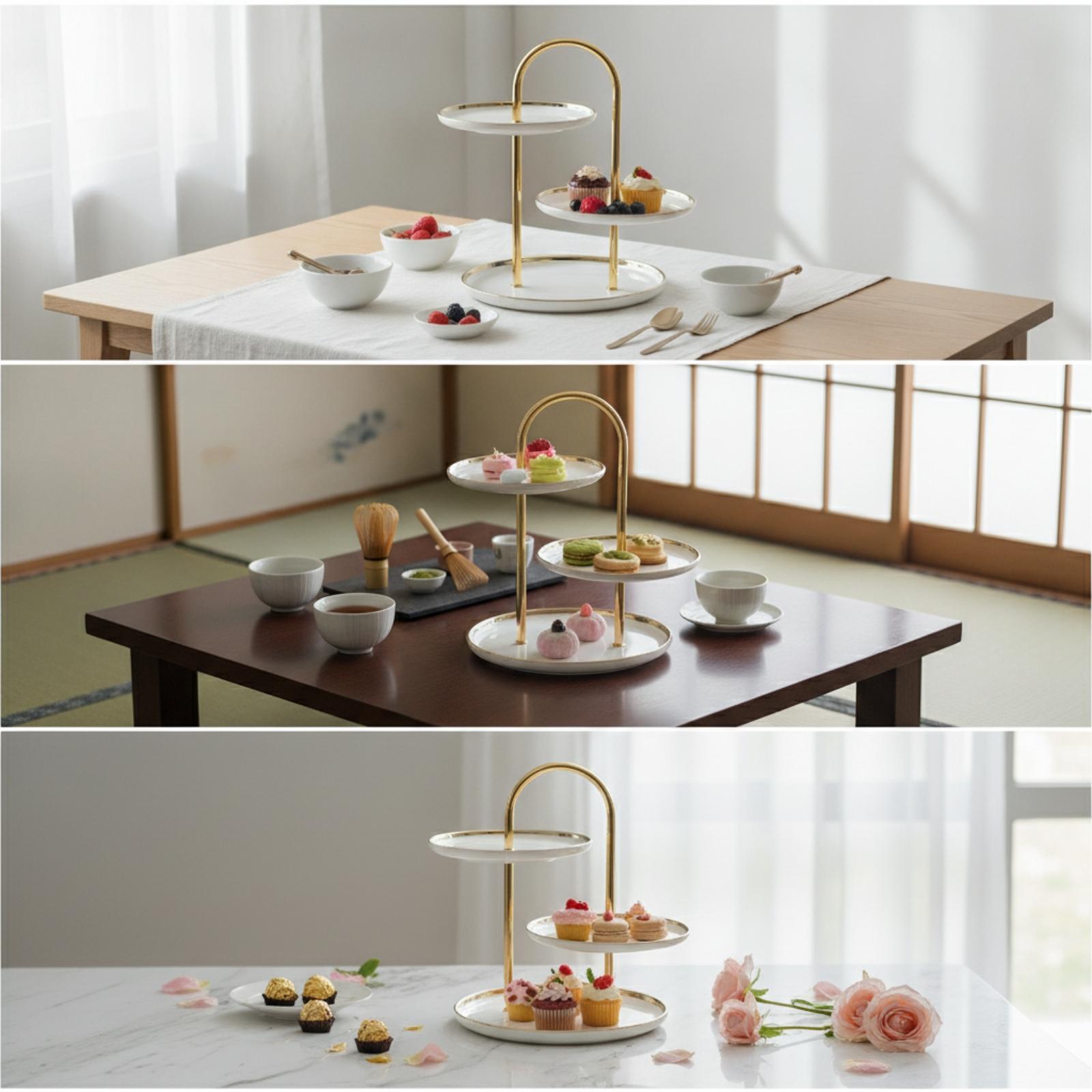 Tier Stand with Handle Ceramic - Cupcake Stand Tier review and price