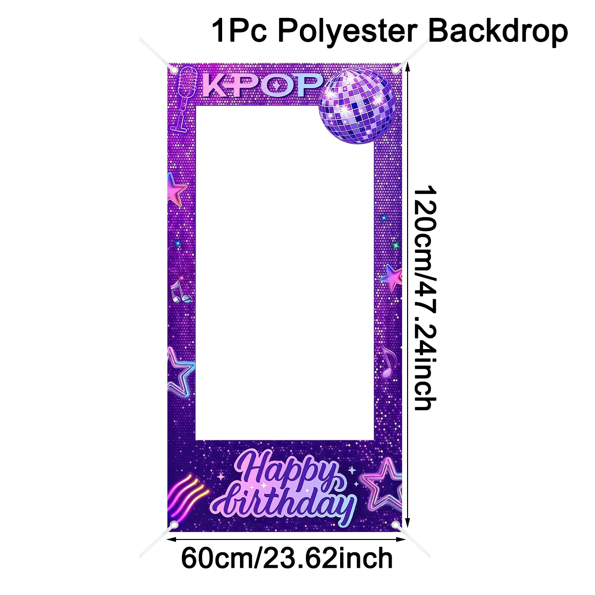 1pc Purple K-POP Photo Frame B - Photo Booth Frame review and price