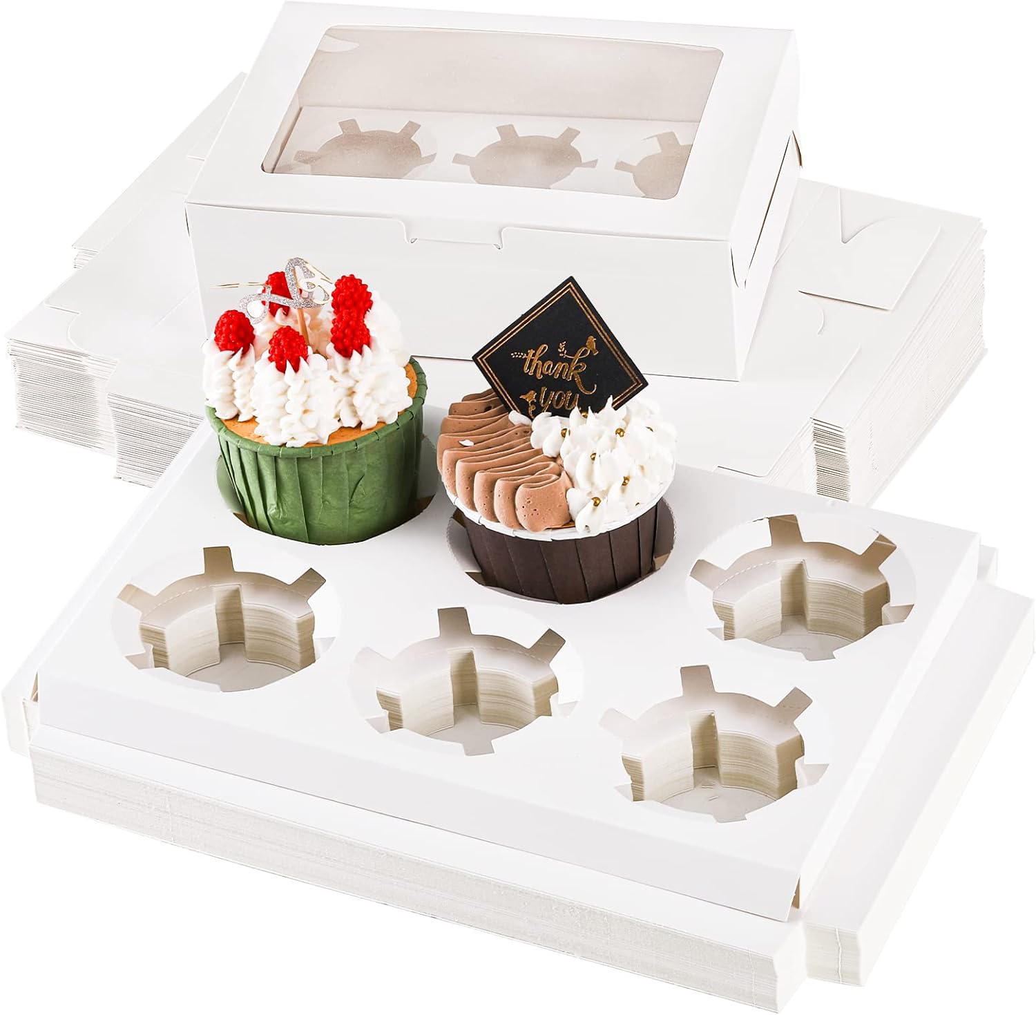Cupcake Boxes with Clear Windo - Event Party Box review and price