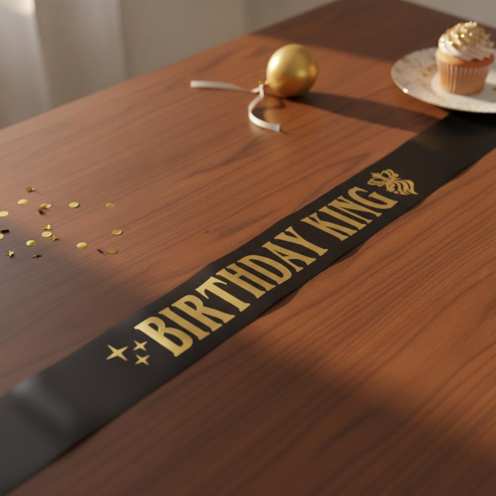 Birthday King Party Crown Glit - Birthday Sash Glitter review and price