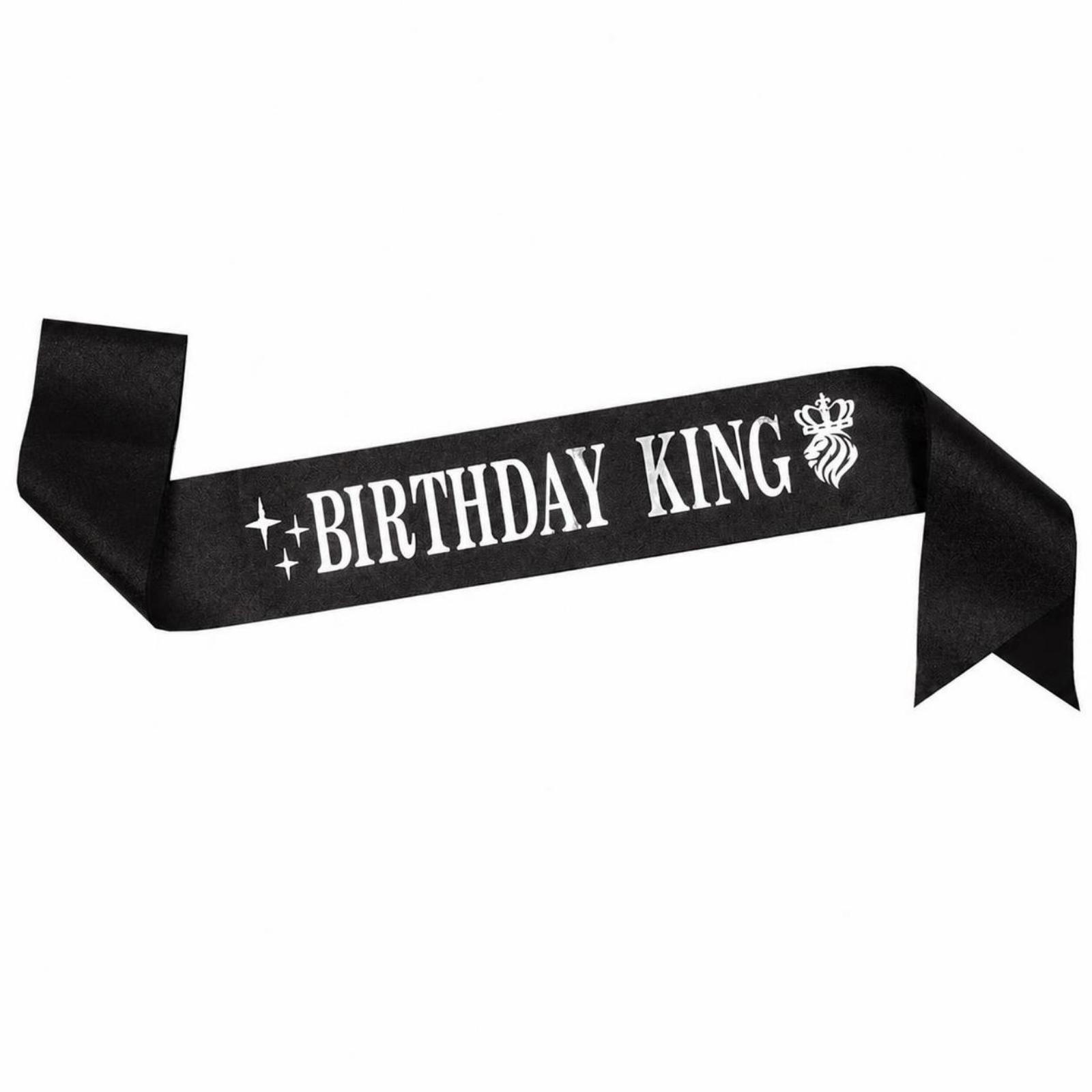 Birthday King Party Crown Glit - Birthday Sash Glitter review and price