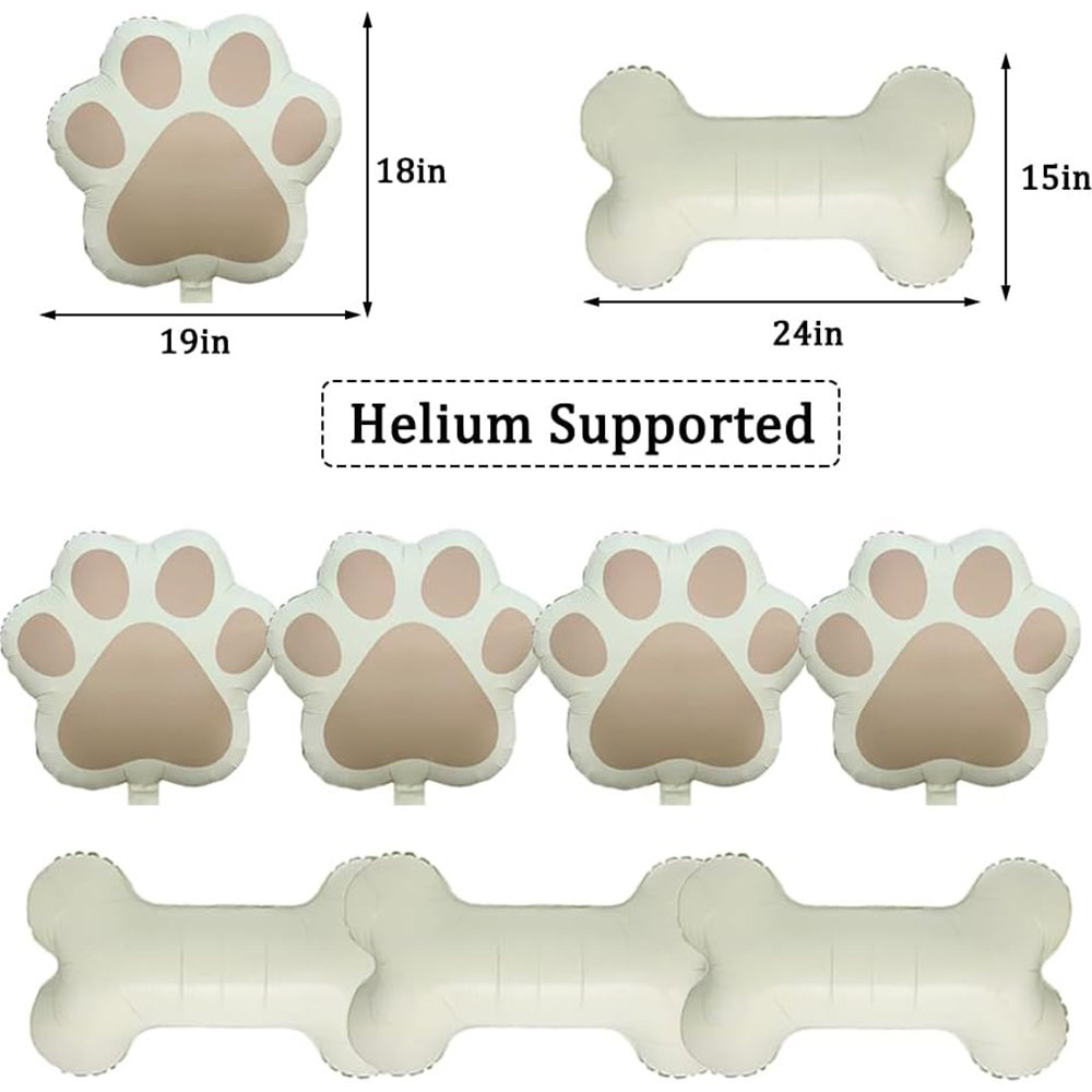 9Pcs/Set Let us Pawty Big Dog  - Let'S Party Event Supply review and price