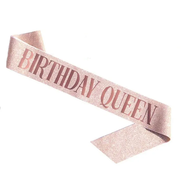 Birthday Queen Crown Girl Wome - Birthday Sash Glitter review and price