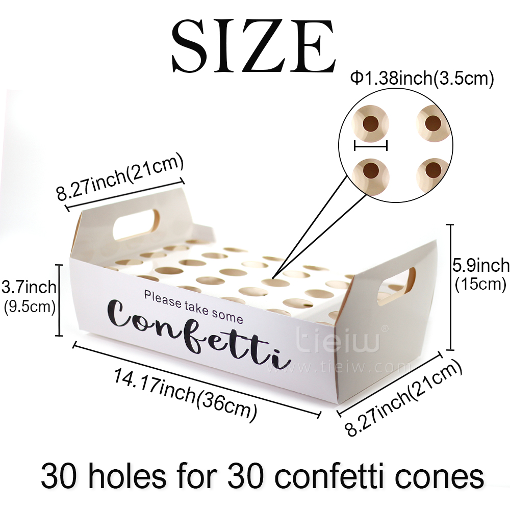 confetti cones holder natural  - Cotton Candy Cone review and price