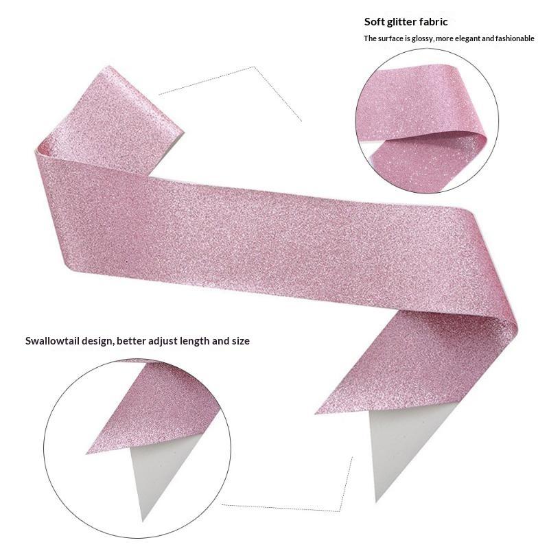 Glitter Blank Satin Sash DIY M - Birthday Sash Glitter review and price